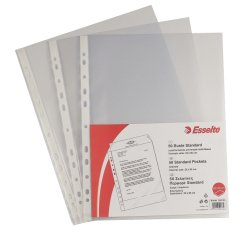 Esselte Buste perforate STANDARD - PPL antiriflesso - f.to A4 - conf.25 pz