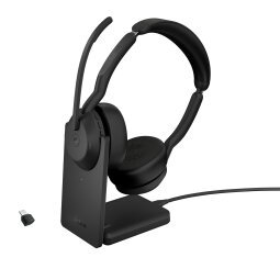 Jabra 25599-999-889 auricular y casco Auriculares Inalámbrico y alámbrico Diadema Oficina/Centro de llamadas Bluetooth Base de carga Negro