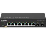 NETGEAR GSM4210PX Géré L2/L3 Gigabit Ethernet (10/100/1000) Connexion Ethernet, supportant l'alimentation via ce port (PoE) Noir