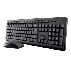 Trust Primo teclado Ratón incluido Oficina RF inalámbrico QWERTY Español Negro