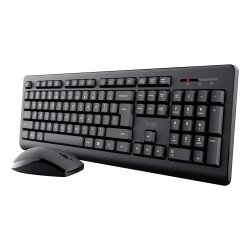 Trust Primo teclado Ratón incluido Oficina RF inalámbrico QWERTY Español Negro