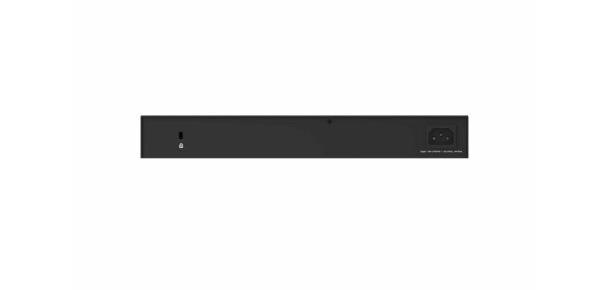 NETGEAR GS324P Non-géré Gigabit Ethernet (10/100/1000) Connexion Ethernet, supportant l'alimentation via ce port (PoE) 1U Noir