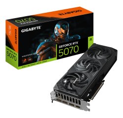 GIGABYTE GeForce RTX 5070 WINDFORCE OC SFF 12G Scheda Grafica - 12GB GDDR7, 192 bit, PCI-E 5.0, 2542 MHz Core Clock, 3 x DP 2.1a, 1 x HDMI 2.1b, NVIDIA DLSS 4, GV-N5070WF3OC-12GD