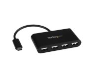 StarTech.com Hub USB-C 4 ports - Mini-hub - USB-C vers 4x USB-A - USB 2.0