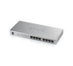 Zyxel GS1008HP Non-géré Gigabit Ethernet (10/100/1000) Connexion Ethernet, supportant l'alimentation via ce port (PoE) Gris