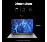 HP ZBook Studio G11 Intel Core Ultra 9 185H Station de travail mobile 40,6 cm (16") WUXGA 32 Go DDR5-SDRAM 1 To SSD NVIDIA GeForce RTX 4070 Wi-Fi 7 (802.11be) Windows 11 Pro AI Workstation, AI PC Argent