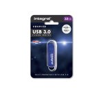 Integral INFD32GBCOU3.0 lecteur USB flash 32 Go USB Type-A 3.2 Gen 1 (3.1 Gen 1) Bleu, Argent