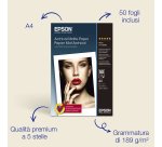 Epson Carta fotografica opaca da archivio fotografico A4 189 g/m2, 50 fogli