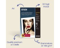 Epson Carta fotografica opaca da archivio fotografico A4 189 g/m2, 50 fogli