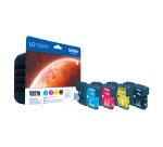 Brother LC1100  (LC1100HYVALBP) Pack Cartucho original negro + tricolor de capacidad estándar