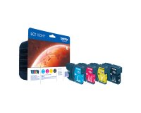 Brother LC1100  (LC1100HYVALBP) Pack Cartucho original negro + tricolor de capacidad estándar