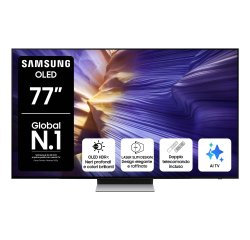 Samsung QE77S90FAEXZT TV 195.6 cm (77") 4K Ultra HD Smart TV Wi-Fi Black