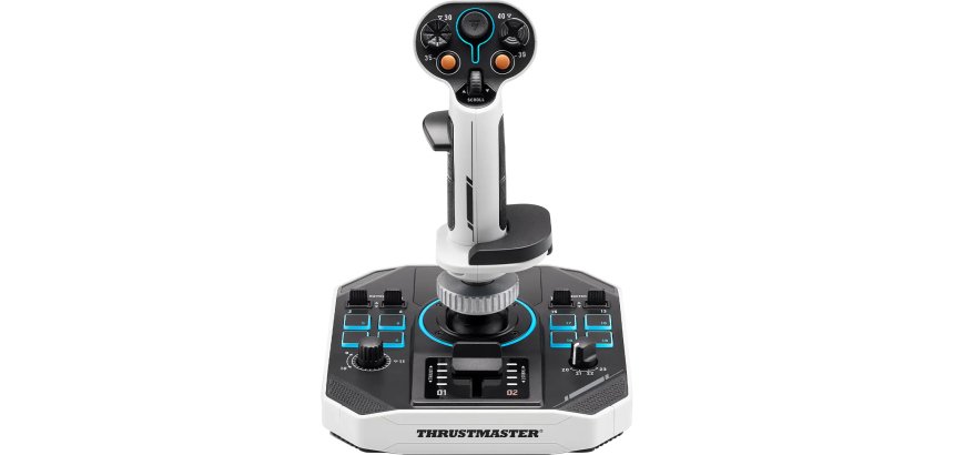 Thrustmaster Sol-R 1 Flightstick Black, White USB Analogue / Digital PC