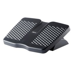 Repose-pieds Refresh, en plastique, noir