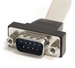 StarTech.com 16in 9 Pin Serial Male to 10 Pin Motherboard Header Panel Mount Cable