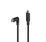 Lindy Câble USB 3.2 Type C de 0.5m, angle droit à 90°, 10Gbit/s, PD 60W