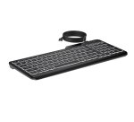 HP Teclado con cable 400 retroiluminado