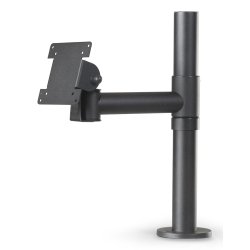 Ergonomic Solutions SpacePole POS SPV1104-FX-02 accessoire de système de paiement en point de vente Noir Métal 12 kg 75 x 75 mm 100 x 100 mm