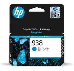 HP 938 Cartouche Encre Authentique Cyan