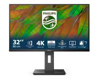 Philips 3000 series 32B1N3800/00 computer monitor 81.3 cm (32") 3840 x 2160 pixels 4K Ultra HD LCD Black