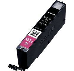 Canon Cartuccia d'inchiostro magenta a resa elevata CLI-551M XL