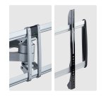 StarTech.com Support Mural Articulé Robuste pour Téléviseur à Écran Plat jusqu'à 100" et 85kg, VESA 800x500, Support à Profil Bas, Conforme TAA