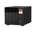 QNAP TS-473A NAS Tower Ryzen Embedded V1500B 8 Go DDR4 0 To QNAP Turbo System Noir