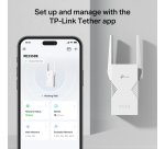 TP-Link BE3600 Émetteur et récepteur réseau Blanc 2500 Mbit/s