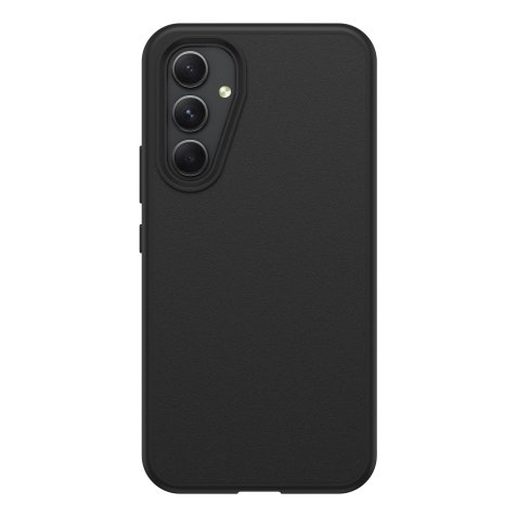 OtterBox React Série Coque pour Galaxy A54 5G, Antichoc, anti-chute, ultra-mince, protection fine, testé selon les normes militaires, Antimicrobien, Noir, livré sans emballage