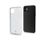 Celly Sparkle custodia per cellulare 15,5 cm (6.1") Cover Trasparente, Bianco