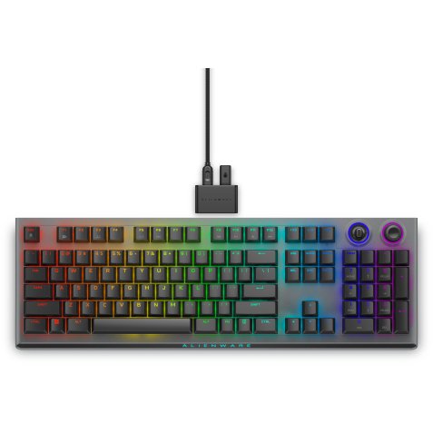 Alienware AW920K clavier Gaming USB + RF Wireless + Bluetooth Gris