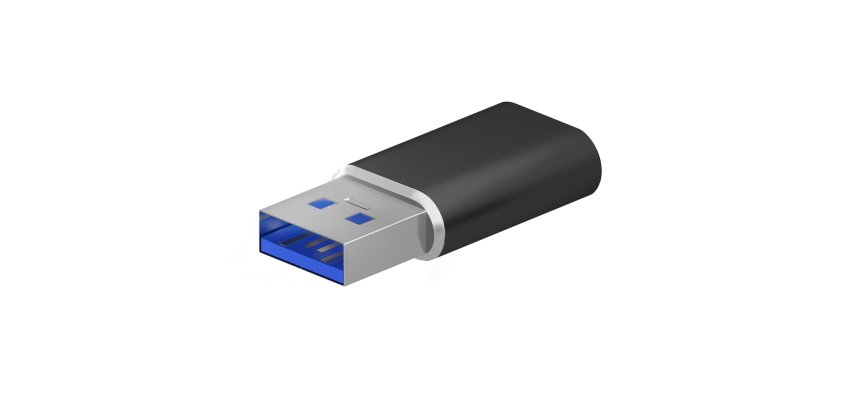AISENS Mini Adaptador USB 3.2 Gen2 / USB 2.0 3A, Tipo USB-C/H-A/M, Negro