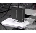 Conceptronic OZUL04BE cargador de dispositivo móvil Universal Negro Corriente alterna Interior