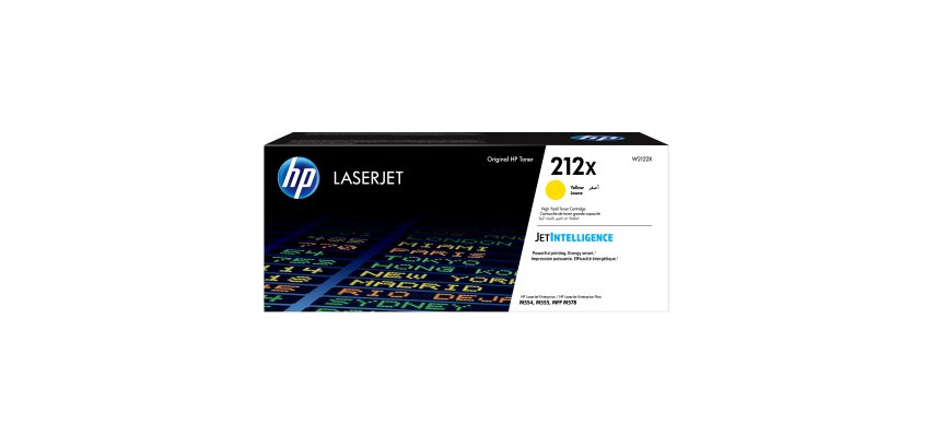 HP Cartucho de tóner Original LaserJet 212X amarillo de alta capacidad