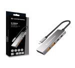 Conceptronic HUBBIES15G hub de interfaz USB 3.2 Gen 2 (3.1 Gen 2) Type-C 10000 Mbit/s Gris