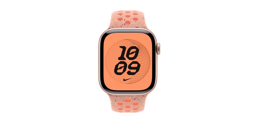 Apple MGAU4ZM/A accessoire intelligent à porter sur soi Bande Rose Aluminium, Fluoroélastomère