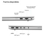 HP ProBook 4 G1q 14 inch Notebook Next Gen AI PC Wolf Pro Security Edition Copilot+ PC Snapdragon X1-26-100 Portátil 35,6 cm (14") WUXGA 16 GB LPDDR5x-SDRAM 512 GB SSD Wi-Fi 6E (802.11ax) Windows 11 Pro Plata