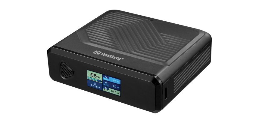 Sandberg 421-25 Power Bank Lithium Polymer (LiPo) 20000 mAh Wireless Charging Black