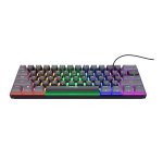 Trust GXT 867 Acira clavier Gaming USB Français Noir, Gris