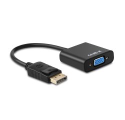 AISENS CONVERSOR DISPLAYPORT A SVGA, DP/M-SVGA/H, NEGRO, 15CM