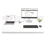 StarTech.com 4-Port USB-C Hub with USB-C DP Alt Mode Video Output 4K 60Hz - 3x USB-A, 1x USB Type-C, 100W Power Delivery Pass-Through, USB 3.2 10Gbps, 1ft/30cm Cable, Portable USB Hub