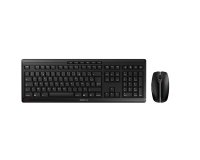 CHERRY Stream Desktop Recharge clavier Souris incluse Universel RF sans fil AZERTY Français Noir