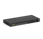 NETGEAR GSM4212P Géré L2/L3 Gigabit Ethernet (10/100/1000) Connexion Ethernet, supportant l'alimentation via ce port (PoE) 1U Noir