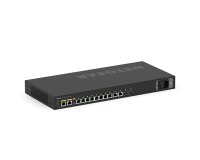 NETGEAR GSM4212P Géré L2/L3 Gigabit Ethernet (10/100/1000) Connexion Ethernet, supportant l'alimentation via ce port (PoE) 1U Noir