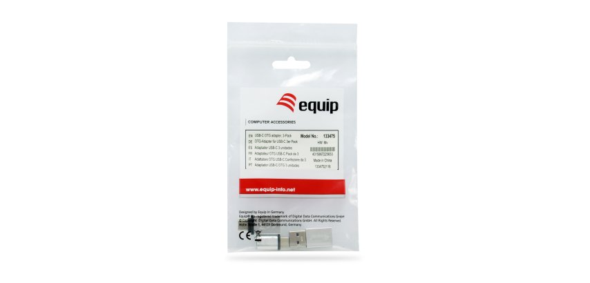 Equip Adaptador USB-C OTG, paquete de 3