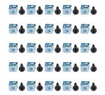StarTech.com Lot de 50 Vis 10-32 de 19mm et Écrous à Clip à Trou Carré pour Baies de Serveurs, Armoires et Boîtiers de 19" ou 10", Noir et Argent - TAA