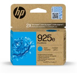 HP 925e Cartouche d’encre authentique Cyan EvoMore