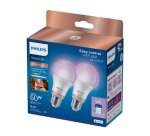 Philips 2 Lampadine 8,5 W (Eq.60 W) A60 E27