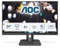 AOC E1 24E1Q computer monitor 60.5 cm (23.8") 1920 x 1080 pixels Full HD LED Black