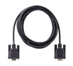 Cable 3m Serie RS232 para Módem Nulo, Crossover Cruzado Serial con Blindaje de Al-Mylar, Cable DB9 de Puerto COM Hembra a Macho Compatible con Dispositivos DTE
